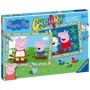 CreArt pictura pe numere pentru copii 2 sabloane Peppa Pig